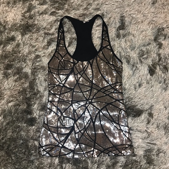 CHARLOTTE RUSSE Sequin top - Picture 1 of 5